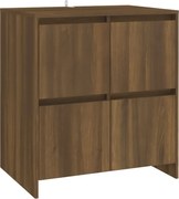 vidaXL Servantă, stejar maro, 70x41x75cm, lemn prelucrat