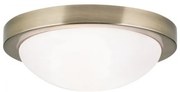 Plafoniera iluminat baie, protectie IP44, diametru 32cm, Fato antique brass