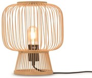 Veioza, lampa de masa eco din bambus Cango natur, 30x26cm