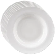 Set de farfurii adânci din porțelan Orion Mona bordură, 6 buc, 23 cm