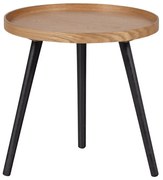 Măsuță auxiliară WOOOD Mesa, ø 45 cm, natural