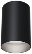 Spot aplicat design tehnic Slim negru 8,5cm