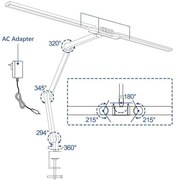 Lampă LED tactilă dimabilă de masă BRILAGI VARIO LED/24W/230V 3000-6500K CRI 92 alb