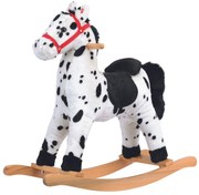 Cal balansoar din pluș Bino, 64 x 30 x 74 cm