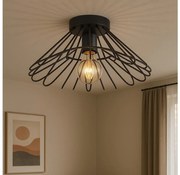 Plafonieră ONLI DUCCIO 1xE27/22W/230V d. 60 cm negru