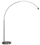 Lampă de arc modernă din oțel reglabilă fără abajur