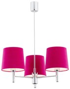 Candelabru modern design elegant BOLZANO 3L roz