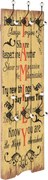 vidaXL Cuier de perete cu 6 cârlige FAMILY, 120 x 40 cm