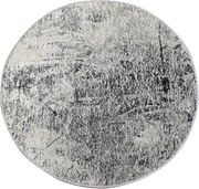 Covoraș de baie gri ø 100 cm Evidence – Foutastic