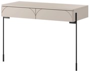 Masa de toaletă cu două sertare Sonatia 100 cm - cașmir