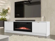 Dulap TV cu șemineu Rozoma EF (Alb velvet) . 1106182