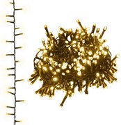 vidaXL Instalație compactă cu 3000 LED-uri, alb cald, 65 m, PVC