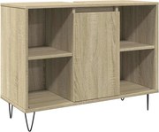 vidaXL Dulap pentru baie, stejar sonoma, 80x33x60 cm, lemn compozit