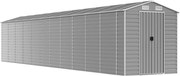 vidaXL Șopron de grădină gri deschis 191x980x198 cm, oțel galvanizat
