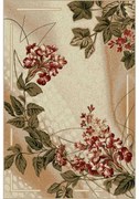 Covor modern cu flori 1511-110 Selectează mărime: 080 X 150