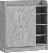 Homcom Dulap Pantofi 83×30×90 cm – Lemn, 12 Perechi, Culoare Cafenie | Aosom Romania