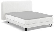 Pat boxspring alb 160x200 cm Ilima – Makamii