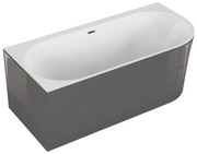 Cada de baie freestanding Spatio Solis, acril, antracit, 160x75 cm, montaj pe stanga