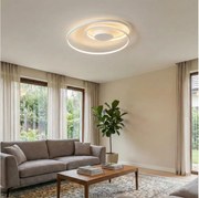 Ideal Lux - Plafonieră LED dimabilă OZ LED, 48W, 230V, Ø60 cm, CRI 90, alb