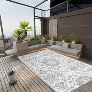 vidaXL Covor de exterior, ARAKIL gri deschis, 140x200 cm, PP