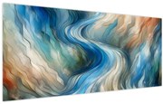 Tablou - Curent abstract (120x50 cm)