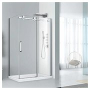 Cabina de dus dreptunghiulara cu usa glisanta Fluminia Paloma 120x90