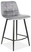 Scaun tip bar Marlana (Gri). 1050495