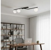 Plafonieră de tavan NATON 3xE14/10W/230V negru/alb