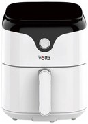 Friteuza cu aer cald AirFryer Oliver Voltz OV51980VD, 1400W, 3.5 L, Digitala, 10 programe, Timer, 80-200°C, Alb