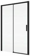 Usa culisanta de dus in nisa, 1000 mm, negru mat, doua elemente, Ronal Divera Negru mat, 1000 mm