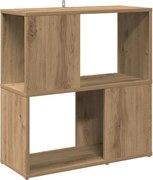 vidaXL Bibliotecă, stejar artizanal, 60x24x63 cm, lemn prelucrat