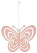 Fluture metalic de agatat PASTEL BUTTERFLY - mai multe culori Culoare: Roz