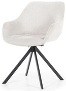 Scaun tapitat Mamé alb