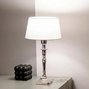 BRILAGI - Lampă de masă CERIA 1xE27/60W/230V Ø 25 cm argintie/albă