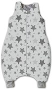 Sac de dormit cu picioare pentru copii 18-36 luni Kidizi Magic Stars Grey, 1 tog