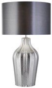 Veioza / Lampa eleganta stil modern Chevron gri/fumurie EU3452SM SRT