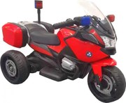 Motocicleta Electrica cu Acumulator Pentru Copii NOVOKIDS™ Police Motor, 2-6 ani, Max 30 kg, Cu Sunete si Lumini LED, Trotineta Electrica, 3 Roti,