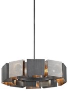 Candelabru design industrial-modern IMPRESSION cu 10 surse de lumina
