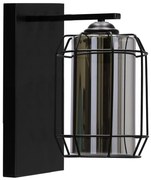 Lampă de perete JONERA 1xE27/40W/230V negru