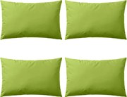 vidaXL Perne de exterior, 4 buc., verde măr, 60 x 40 cm