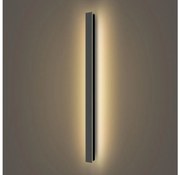 Brilagi - Aplica LED de perete pentru exterior LINEAR, 22W, 230V, 3000K, IP65, negru