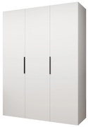 Dulap de haine 150 cm Mirabella 1 (alb + Negru). 1126349