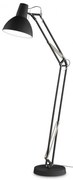 Lampa de podea cu brat articulat WALLY PT1 TOTAL BLACK