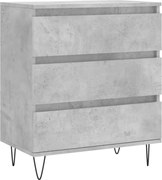 vidaXL Servantă, gri beton, 60x35x70 cm, lemn prelucrat