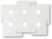 Plafoniera LED design modern TOTEM PL6 alb 215785