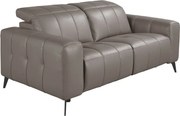 Canapea 2 locuri design italian, Functia Relax, Cowhide gri