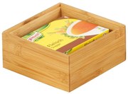 Recipient din bambus pentru depozitare, 15x15x7 cm, ZELLER