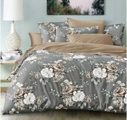 Lenjerie de pat din bumbac VELVIFLORA gri Dimensiune lenjerie de pat: 70 x 90 cm | 140 x 200 cm