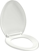 vidaXL Capac WC cu închidere silențioasă, eliberare rapidă, alb