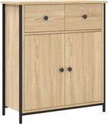 vidaXL Servantă, stejar sonoma, 70x30x80 cm, lemn prelucrat